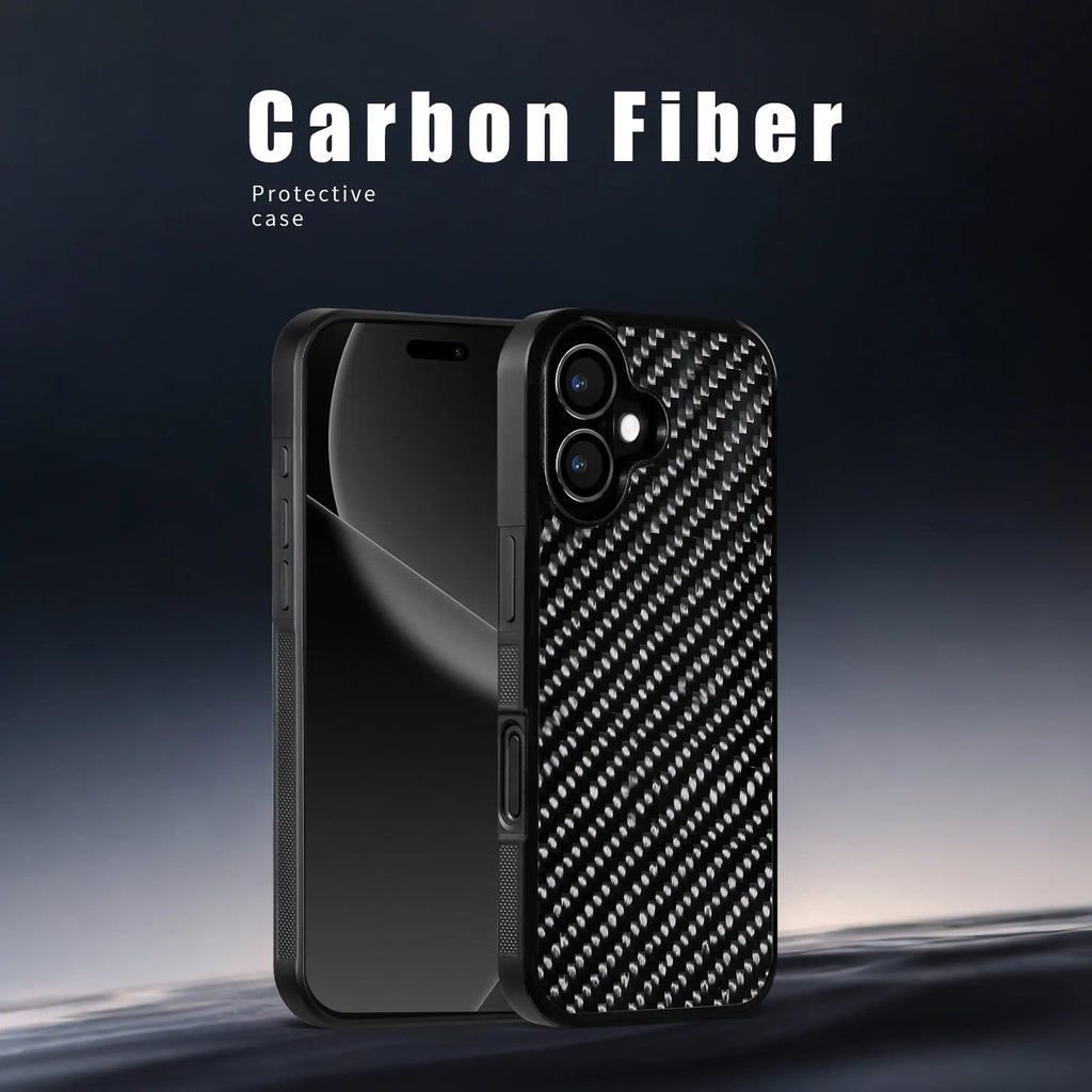 17 Series Twill Black mobile phone case for iPhone 12-17 series protective cover