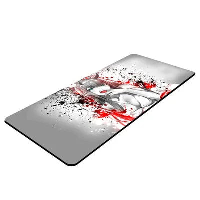Cloth keyboard mat with Darling anime design in pink, multiple size options from 25x29cm to 40x90cm