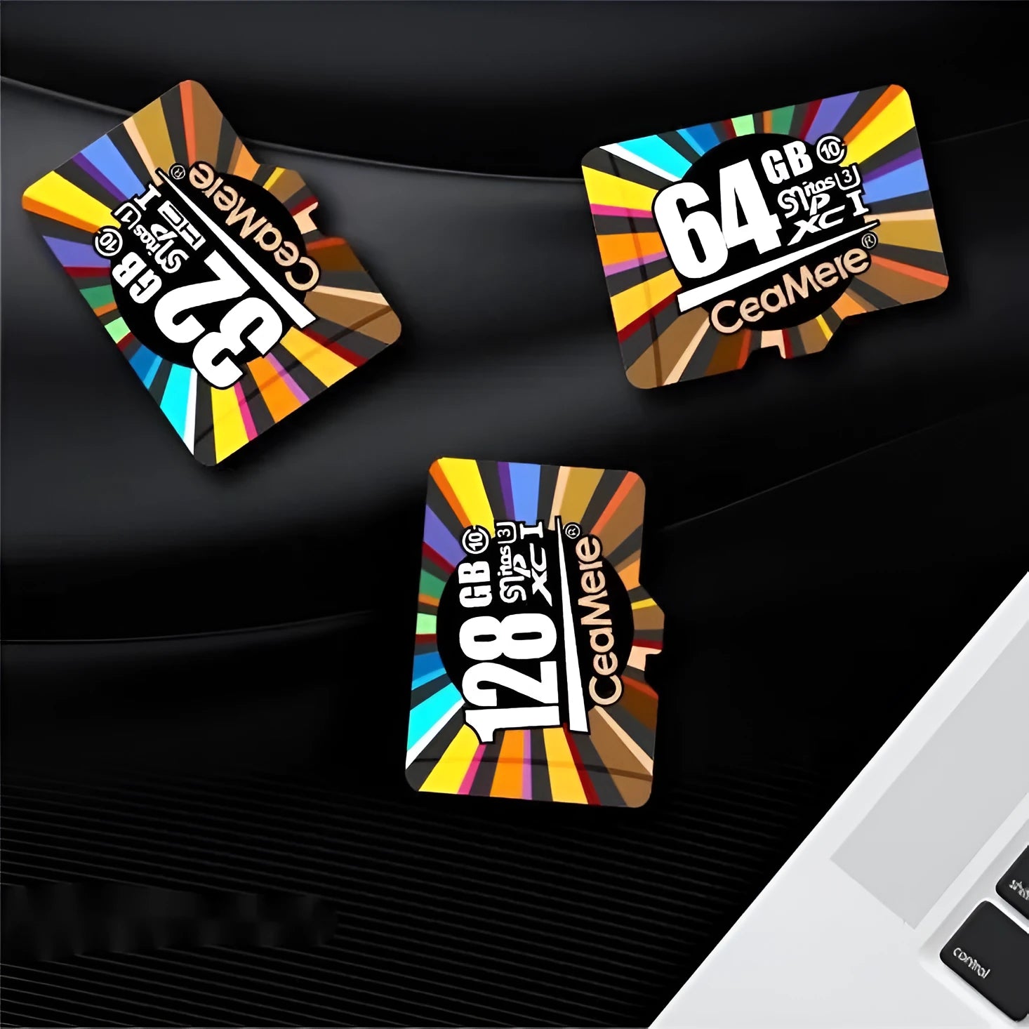 Class 10 TF memory card for mobile phone monitoring, available in 8GB to 256GB capacities