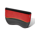 Genuine leather car seat storage box in black, brown, beige, green, or red with waterproof properties