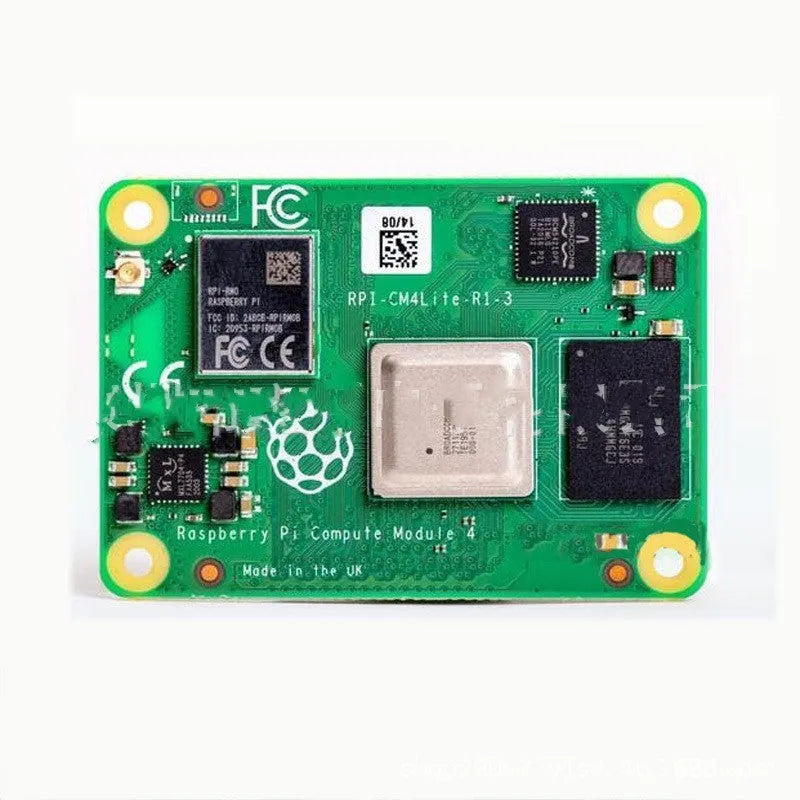 Raspberry Pi CM4 computing module core board with processor and eMMC flash