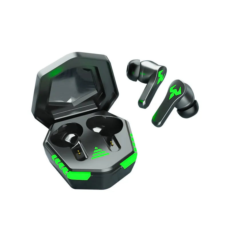 Wireless Bluetooth in-ear earphones in black colour options for sports and gaming