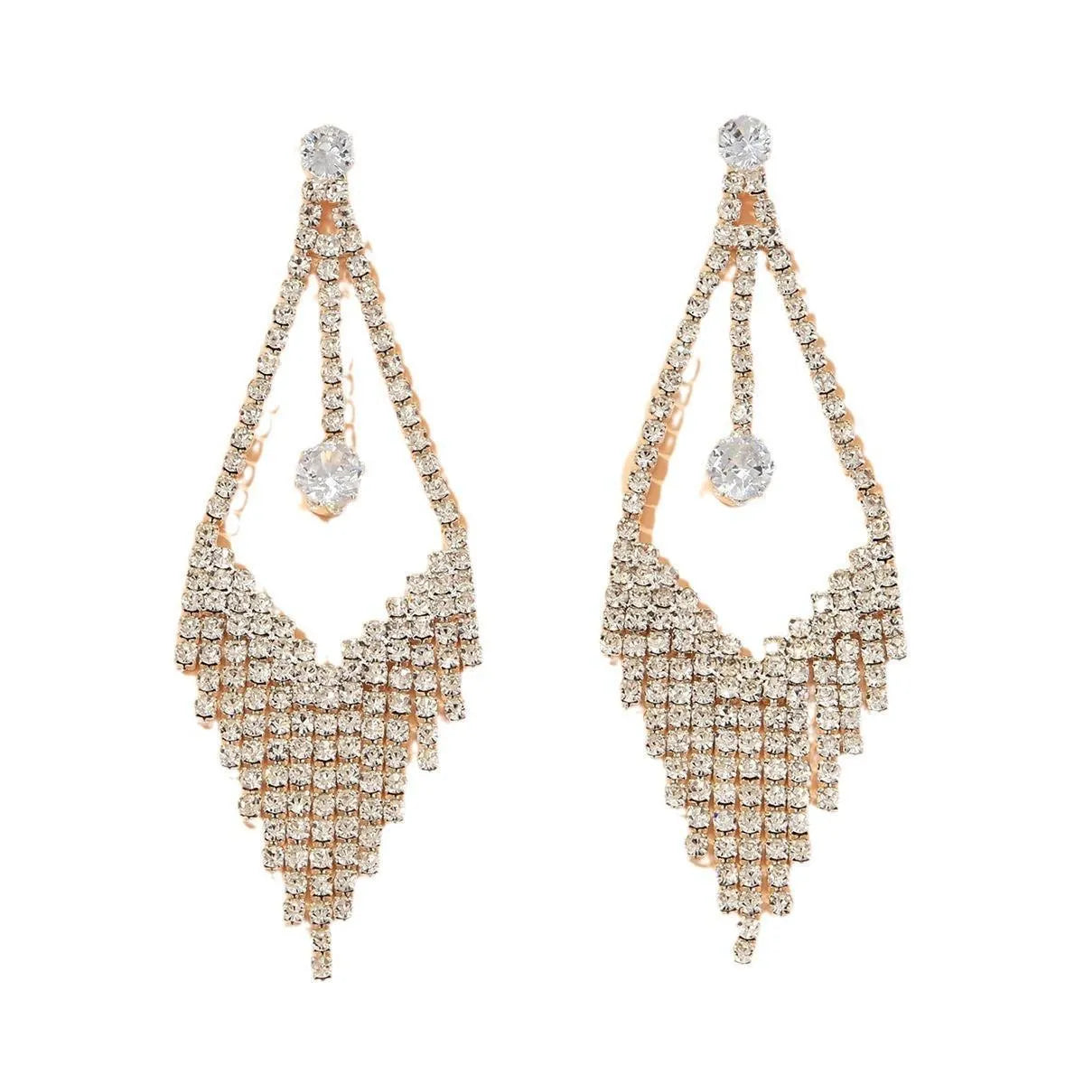 Rhinestone earrings love butterfly flower tassel in silver gold pink black, electroplated finish with imitation pearl