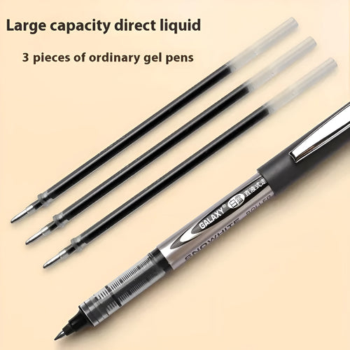 Set of 12 black, blue, and red 0.5mm water-based quick-drying signature pens