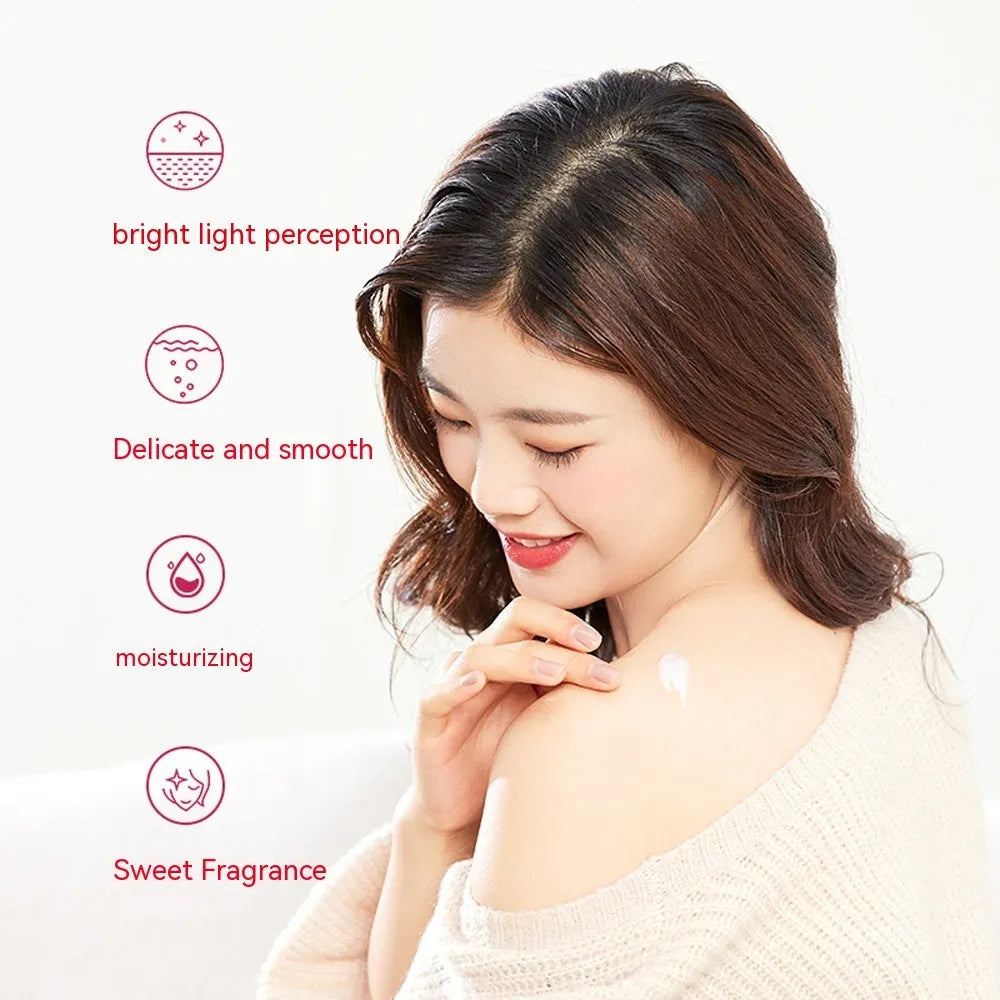 Peach lactic acid bacteria vitamin E body lotion 100g mild moisturising body cream tube for general use