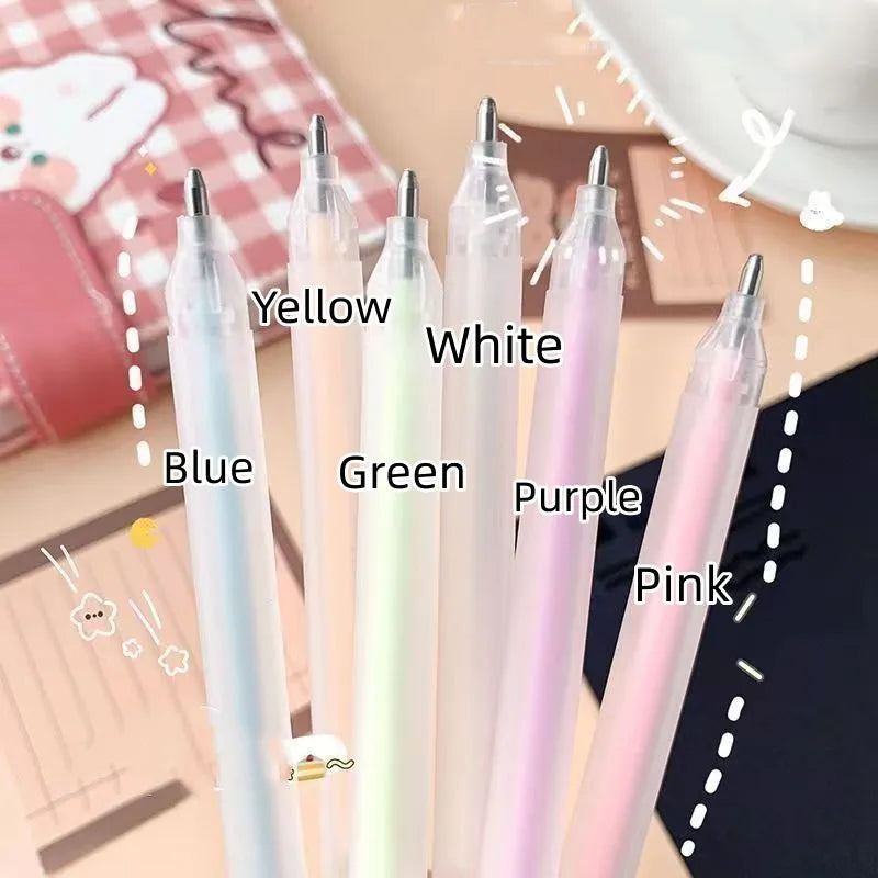 Macaroon colour plastic dispensing pen with cap-pulling mechanism for resin crafts