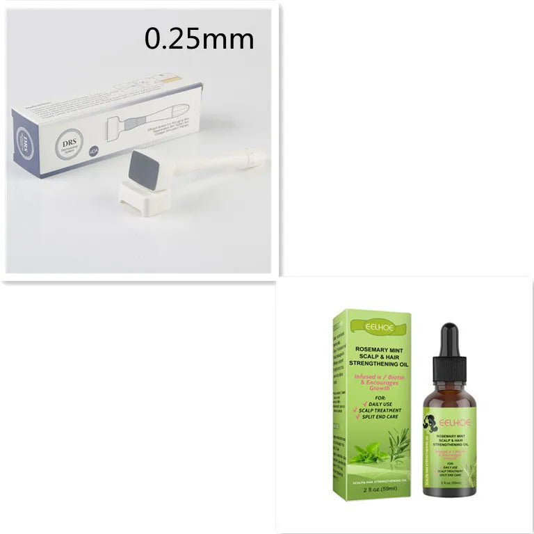 59ml bottle of rosemary mint hair growth fluid for scalp treatment and massage.