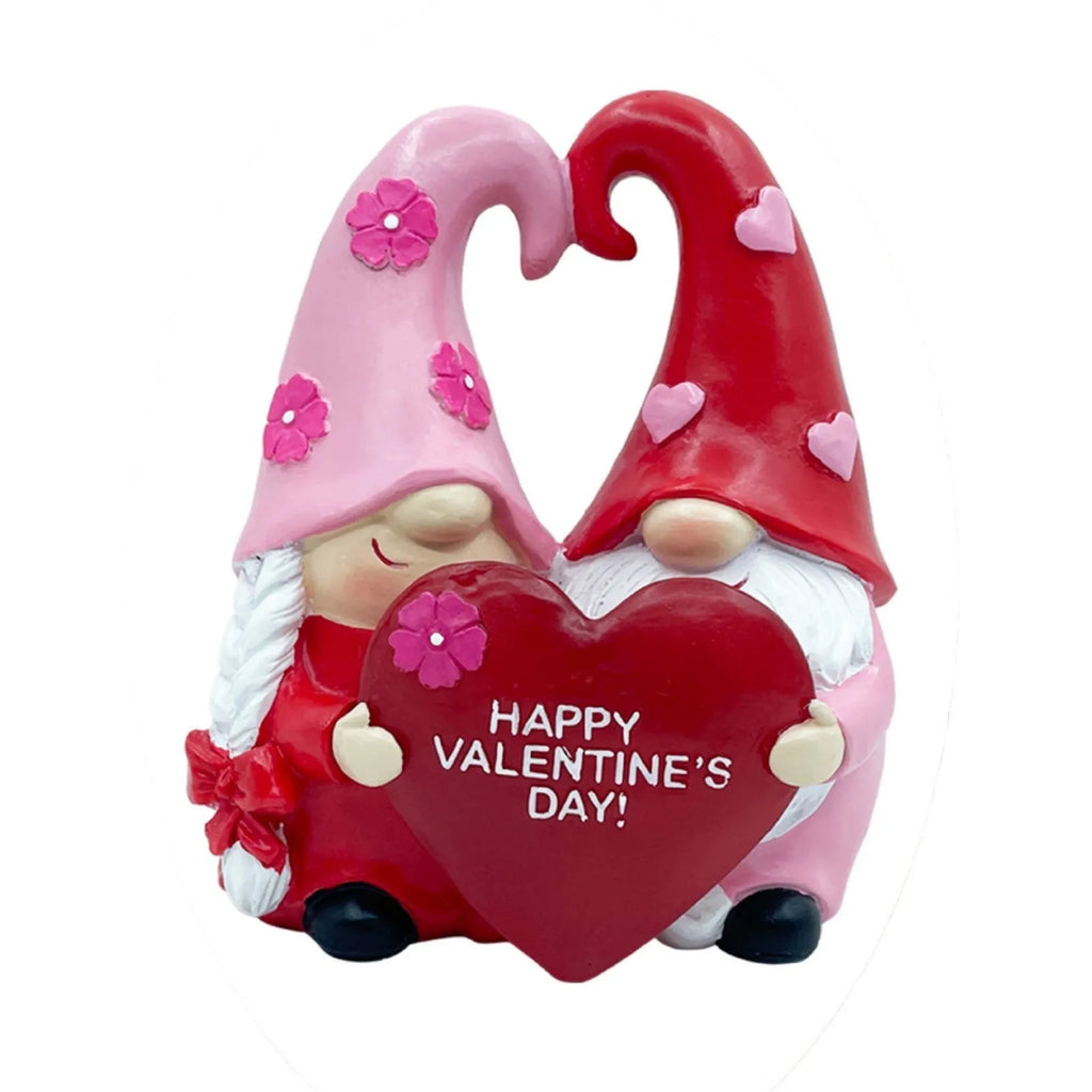 Luminous Love Dwarf resin lamp ornament in modern simplicity style on a tabletop