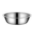 Stainless steel non-slip pet bowl for cats and dogs in various sizes.