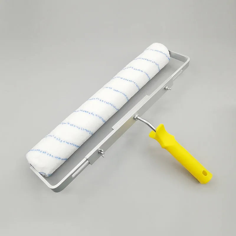 18-inch paint roller set with three brush head lengths: 6mm, 9mm, and 18mm hair options