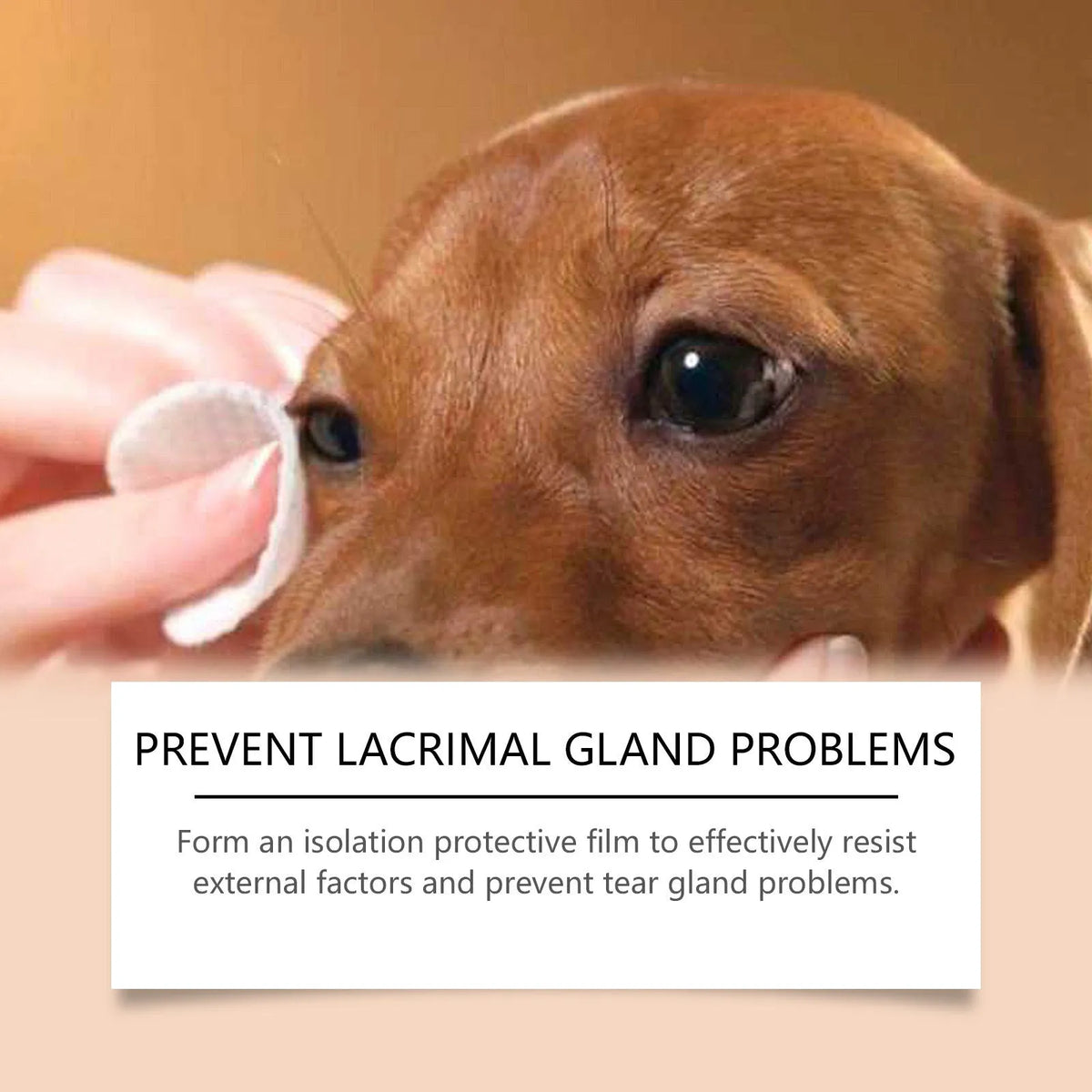 30g tube of mild pet tears cleaning cream for dogs and cats eye area cleaning