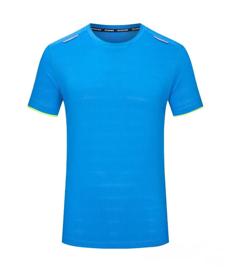 Ice silk quick-drying work t-shirt in loose pullover style available in eight summer colours