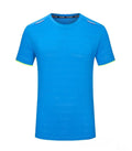 Ice silk quick-drying work t-shirt in loose pullover style available in eight summer colours