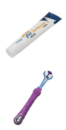 75g cat and dog toothpaste tube in vanilla or beef flavour for pet dental cleaning