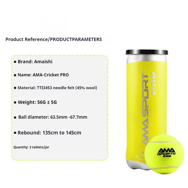 Cage plate tennis training balls in black, green and yellow colours for sports practice