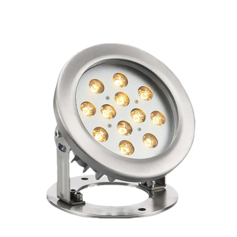 LED underwater lamp 6W blue light for swimming pool fountain pond submersion