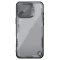 Ice empty phone case for iPhone 16 Pro Max in green PU TPU with lens cap bracket