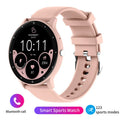 Call ZL02PRO smart watch with AMOLED screen showing heart rate monitoring, black colour option