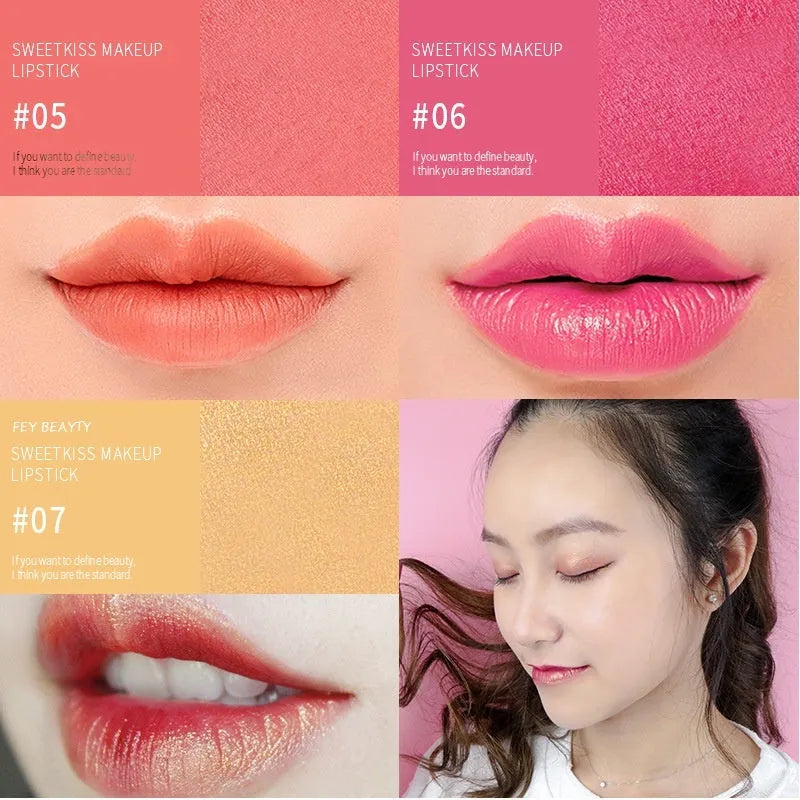 Fey Beauty Cameo Brown Nude Lipstick bullet showing 3.8g moisturising formula