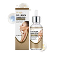 Collagen firming care solution 30ml container measuring 2.8 x 2.8 x 10.3 cm