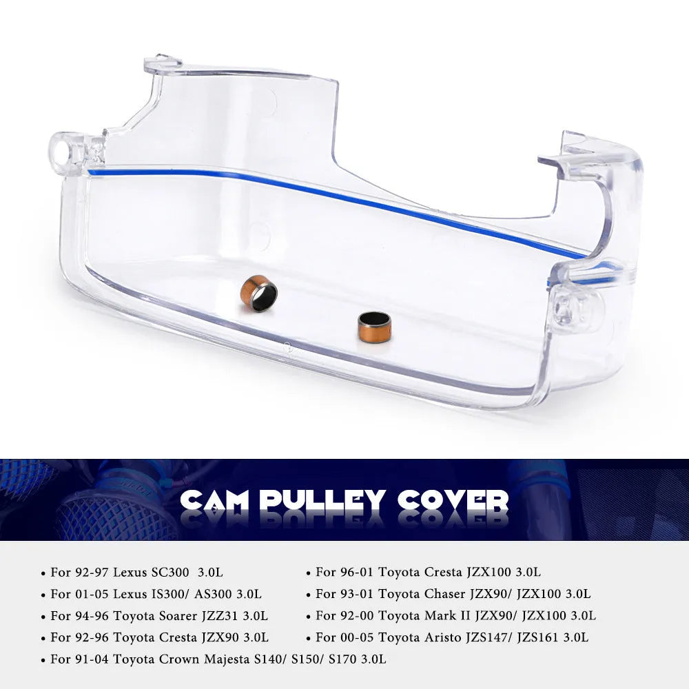 Transparent plastic gear shift cover for Lexus and Toyota car models.