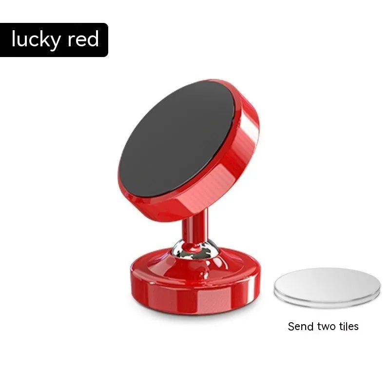 Zinc alloy magnetic car phone holder for air vent mounting with magnetic plates
