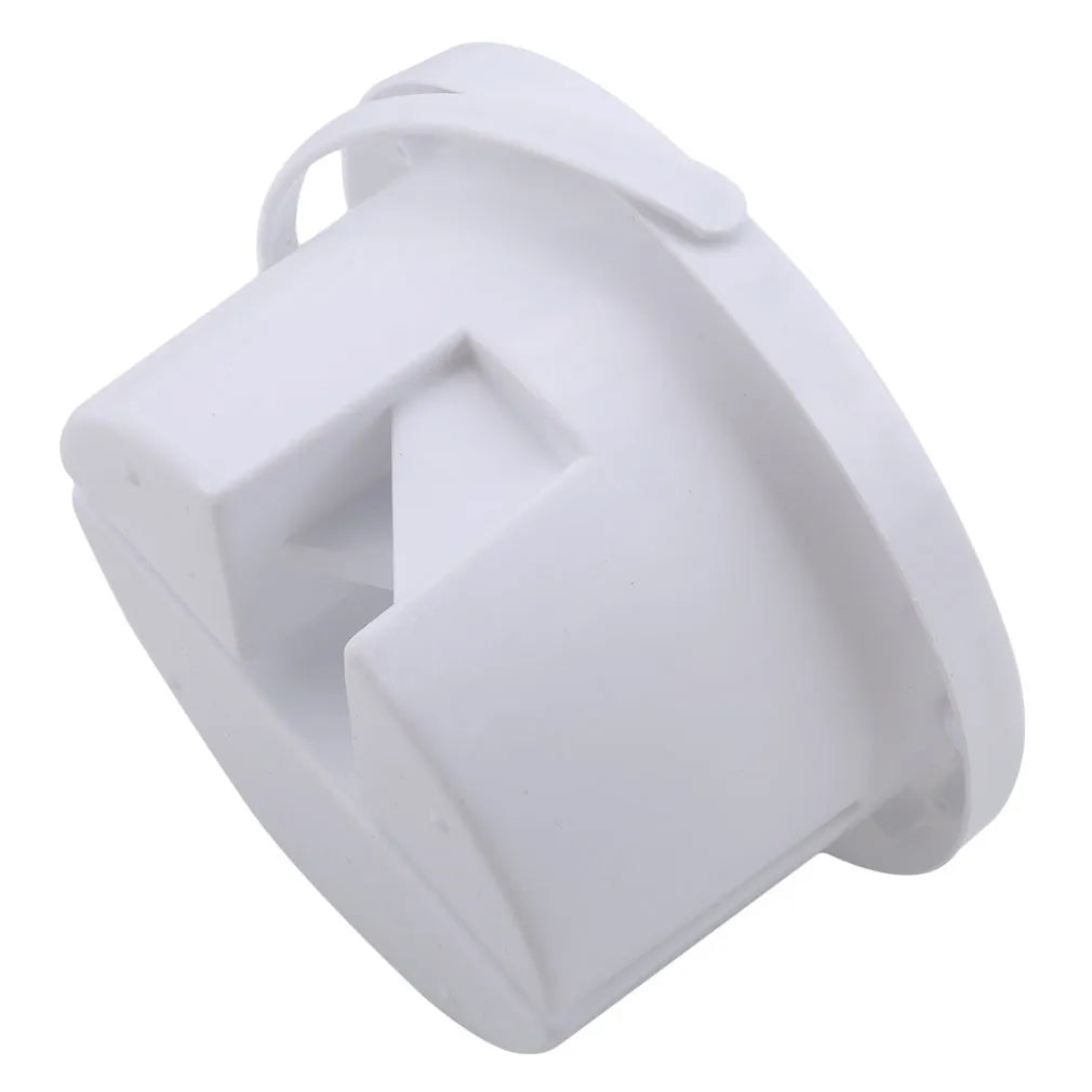 White plastic art brush holder with 16.5 cm diameter for painting supplies