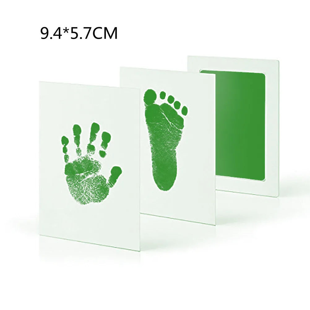 Baby hand and foot print disposable ink pad in multiple colours for keepsake crafting