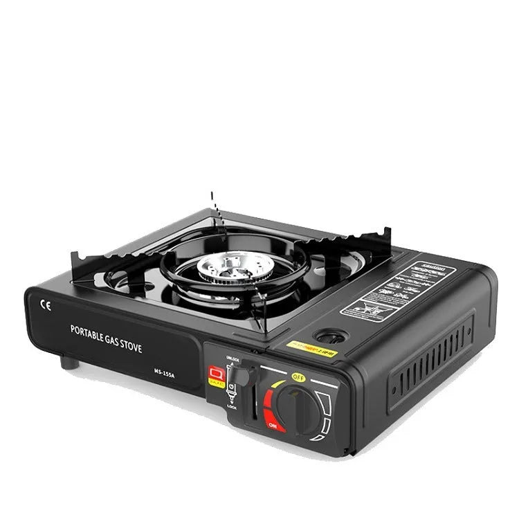 Portable Korean cassette stove dual-purpose black colour for 1-2 people outdoor gas stove