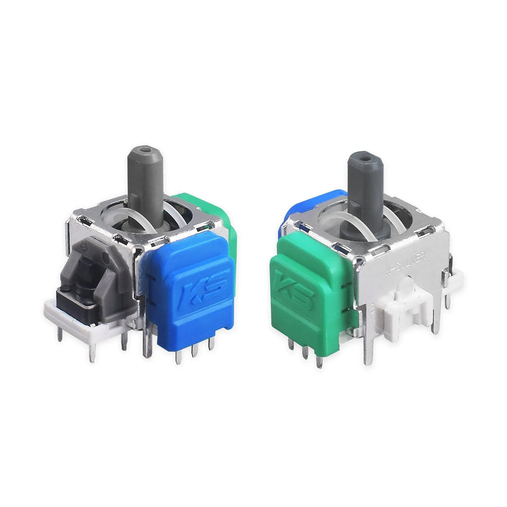 Single black hall effect magnetic replacement joystick for PS5, PS4, Switch and XBOX controller repair.