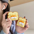 Cartoon toast small corgi silicone case for Apple AirPods wireless earphones
