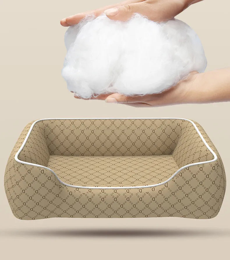Waterproof corgi kennel bed for small dogs, removable and washable, sizes M L XL