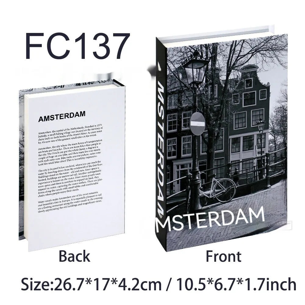 Modern minimalist fake book decorative prop in soft sample style, paper construction, multiple colour options