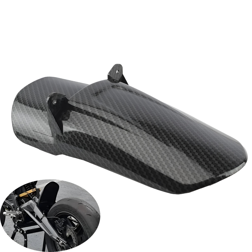 Carbon fibre motorcycle fender for light bee scrambling bike rear shock protection