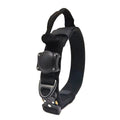 Tactical waterproof dog collar with positioning ring in Army Green colour on size L code