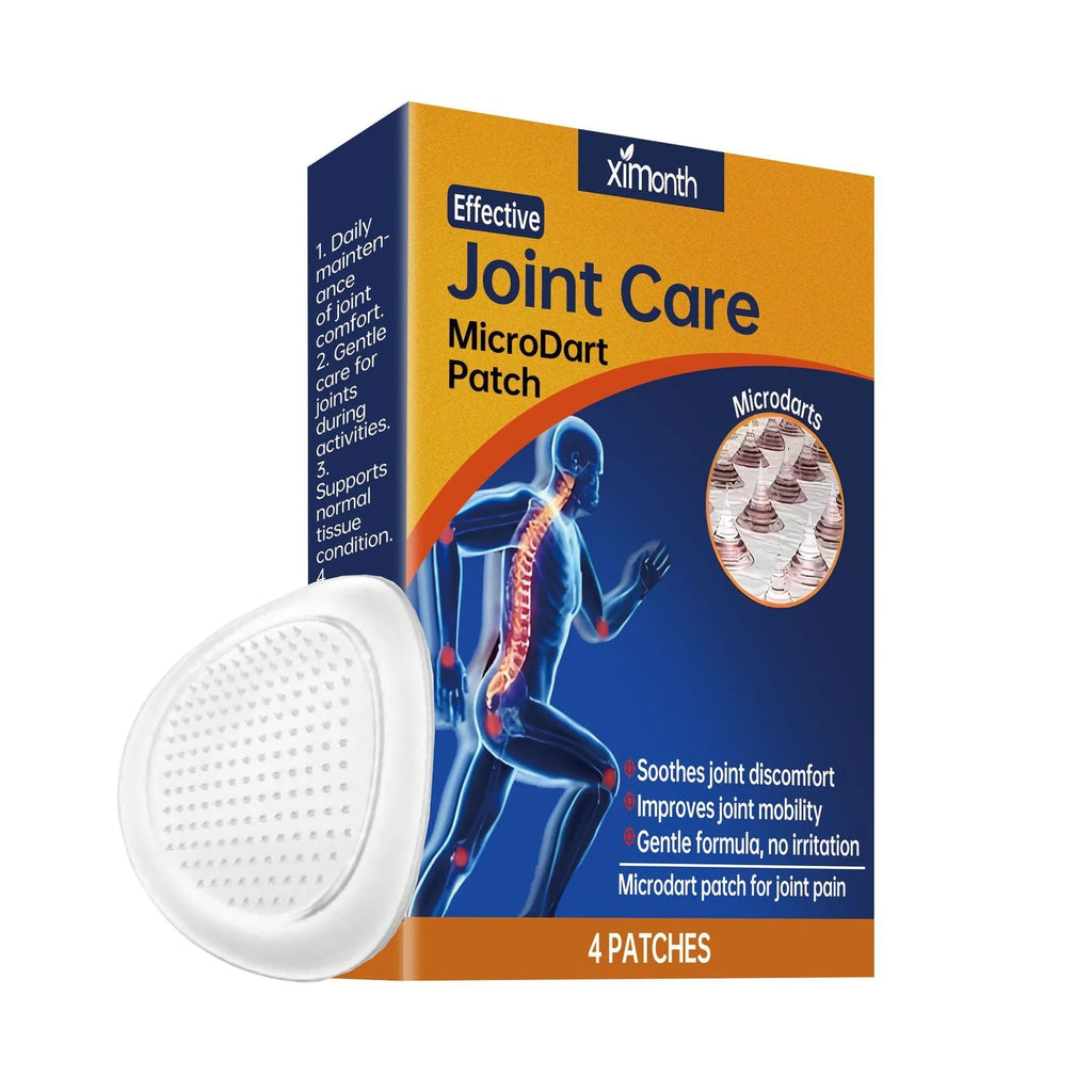 Joint microneedle patch pack with moxa leaf, ginger root, bee venom ingredients for daily care