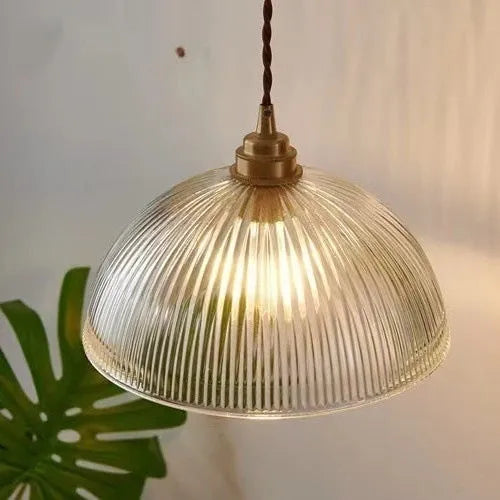 Nordic minimalist glass ceiling light 20cm diameter warm light for dining room